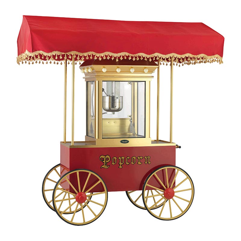 Emart Nostalji Mısır Patlatma Arabası, 150x80x170 cm — Emart