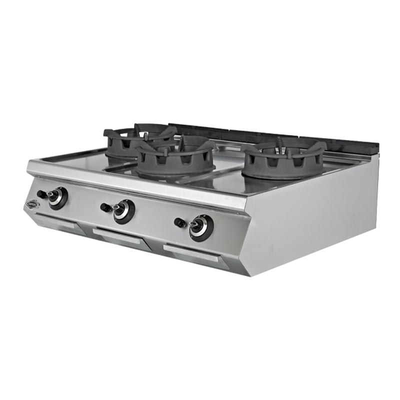 Empero 900 Plus 3 Brülörlü Set Üstü Wok Ocak, LPG'li — Empero