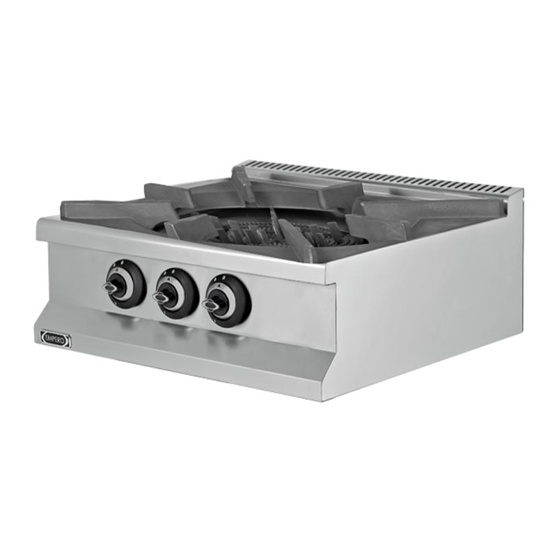 Empero 900 Plus 4 Brülörlü Set Üstü Wok Ocak, Doğalgazlı — Empero