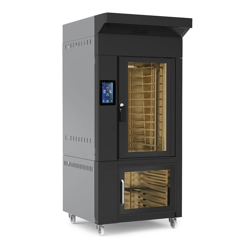 Empero Döner Konveksiyonel Fırın, 99x96x224 cm, Siyah, Elektrikli — Empero