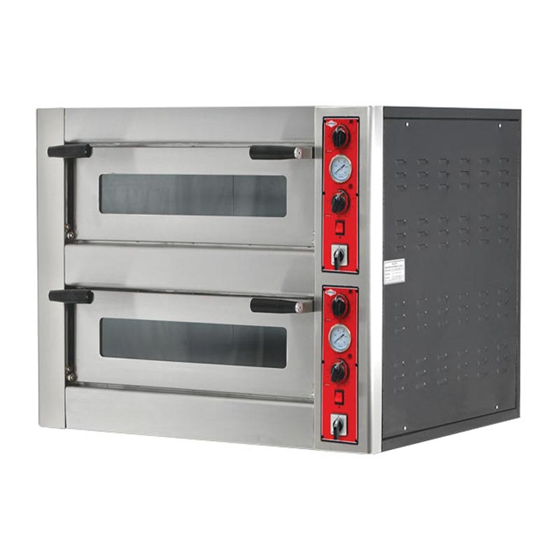 Empero EMP.5.5 30 cm x 4+4 Pizza Kapasiteli Çift Katlı Pizza Fırını, Elektrikli — Empero