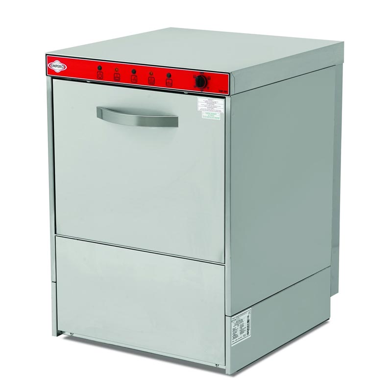 Empero EMP.500-380-F Drenaj - Parlatıcı - Deterjan Pompalı Set Altı Bulaşık Makinesi, 50x50 cm Sepetli — Empero