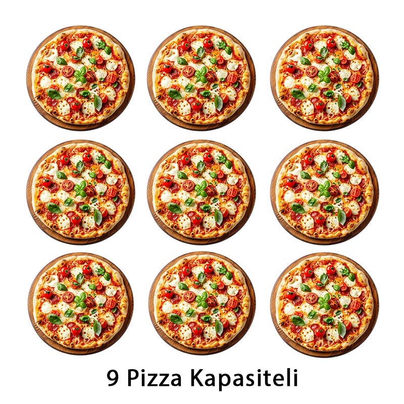 Empero EMP.9 30 cm x 9 Pizza Kapasiteli Pizza Fırını, Elektrikli — Empero — Görsel 2