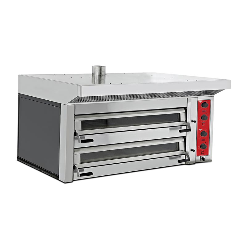 Empero EMP.GF.01.D Gold Midi 34 cm x 4+4 Pizza Kapasiteli Çift katlı Pizza Fırını, Elektrikli — Empero
