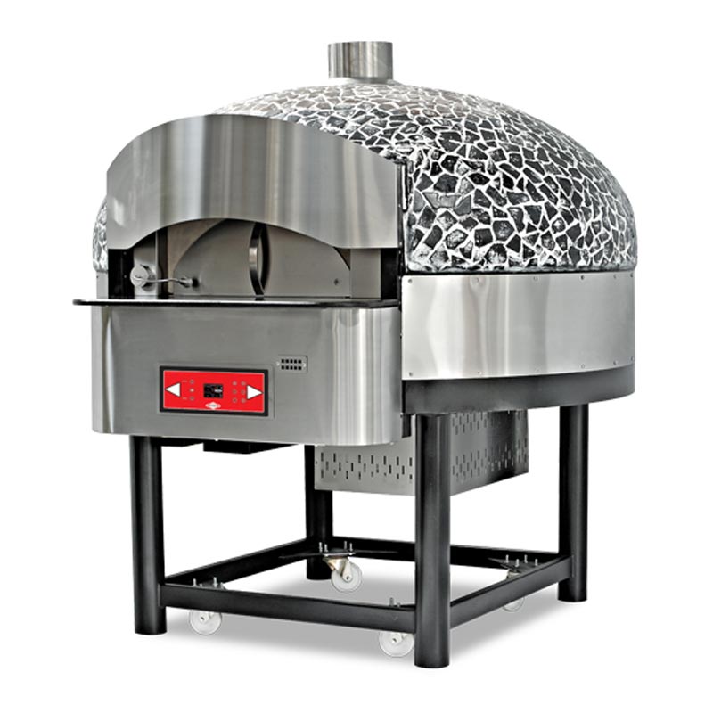 Empero EMP.SPO.02 30 cm x 9 Pizza Kapasiteli Döner Tabanlı Pizza Fırını, Gazlı — Empero
