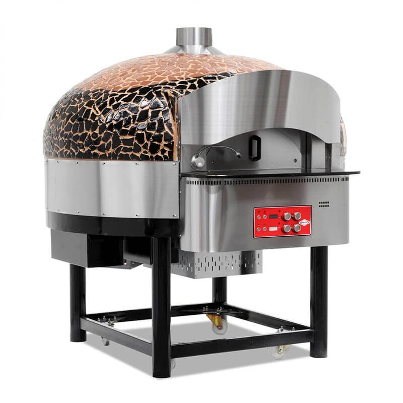 Empero EMP.SPO.02-D 30 cm x 9 Pizza Kapasiteli Döner Tabanlı Dijital Pizza Fırını, Gazlı — Empero