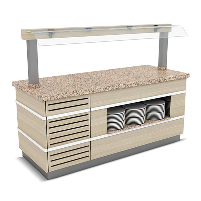 Empero Galata Soğuk Servis Ünitesi, Nefeslikli, 100x90x90/155 cm — Empero