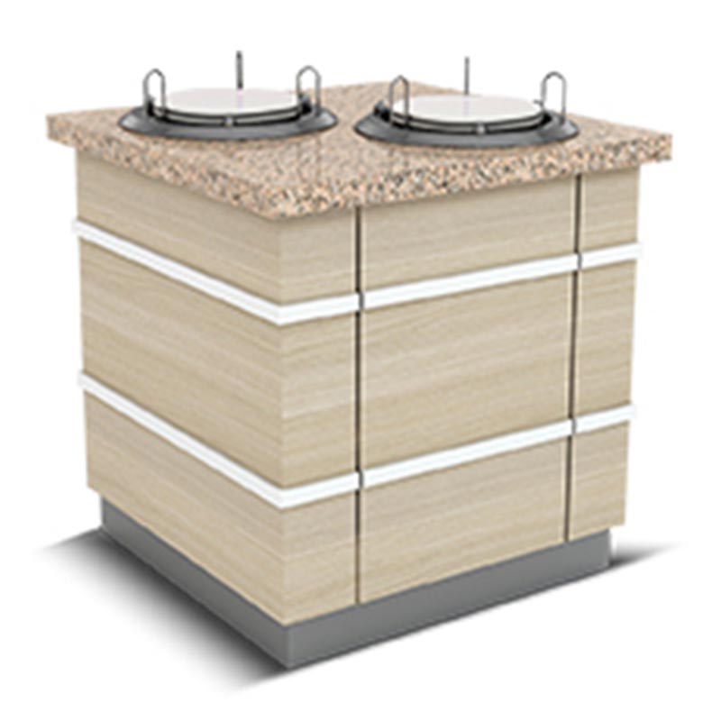 Empero Galata Tabak Dispenseri, Nötr, 2 Tabak, 110x90x90 cm — Empero