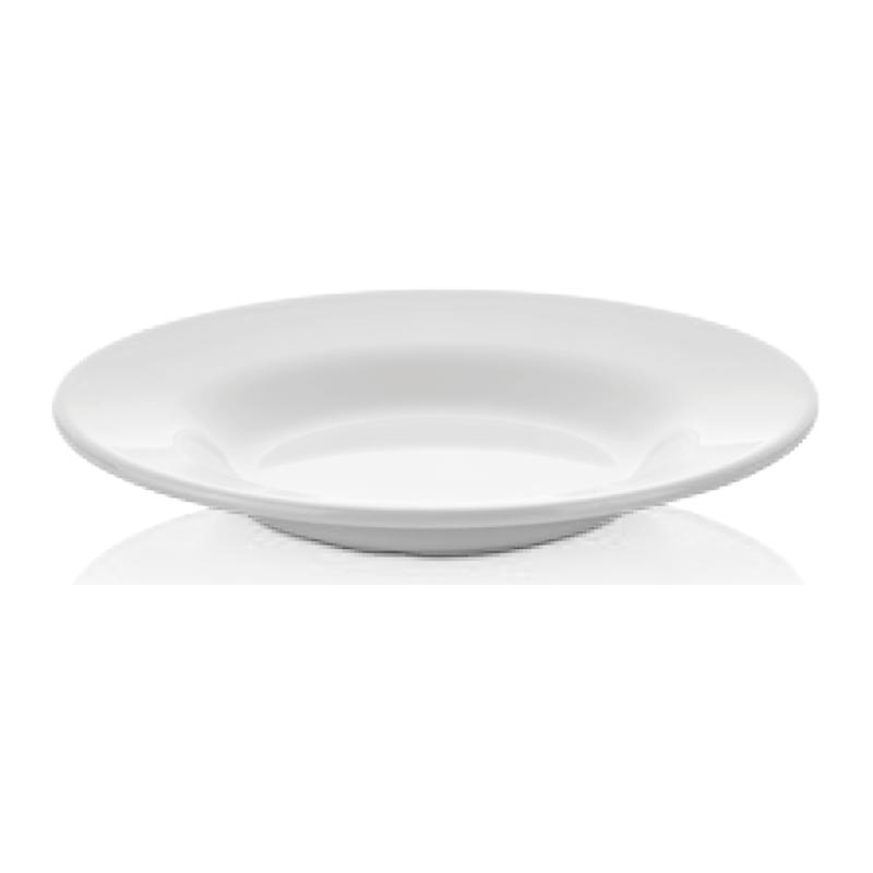 Empero Kırılmaz Çukur Yemek Tabağı, 21 cm, Beyaz — Empero