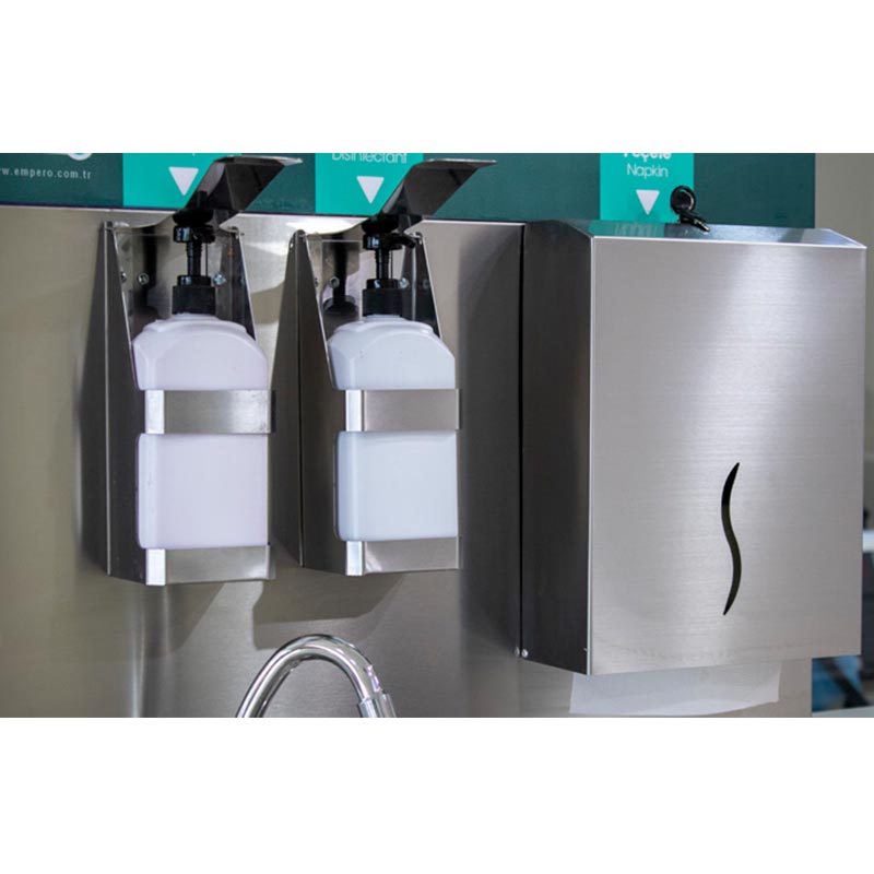 Empero Mobil Dezenfektan İstasyonu, Elektrikli, 750x605x875 mm — Empero — Görsel 5