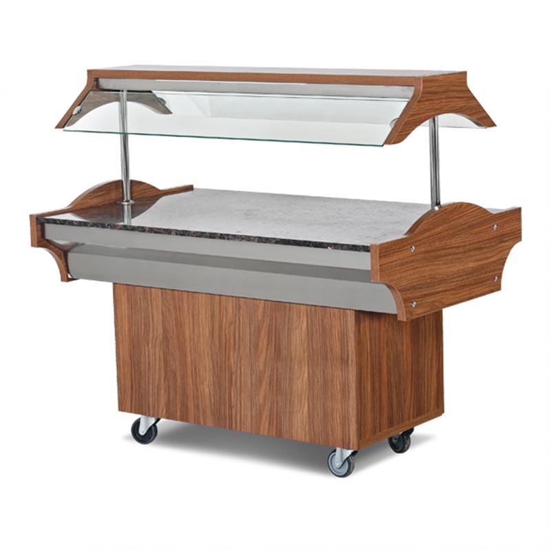 Empero Nötr Saladbar, Granit Üst Tabla, 210x89x137 cm — Empero