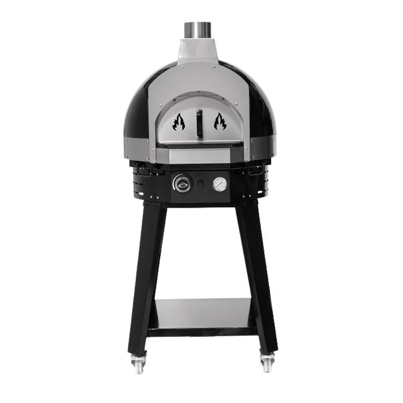 Empero SPO.H-60 Ev Tipi Taş Tabanlı Pizza Fırını, Gazlı, Siyah — Empero — Görsel 3