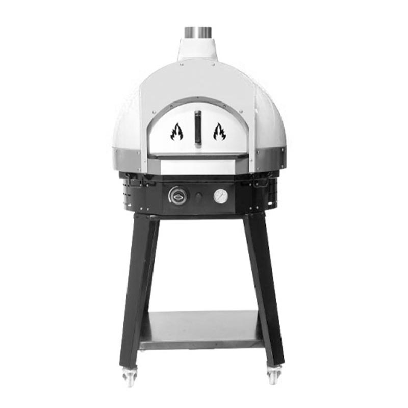 Empero SPO.H-60 Ev Tipi Taş Tabanlı Pizza Fırını, Odunlu, Beyaz — Empero — Görsel 3