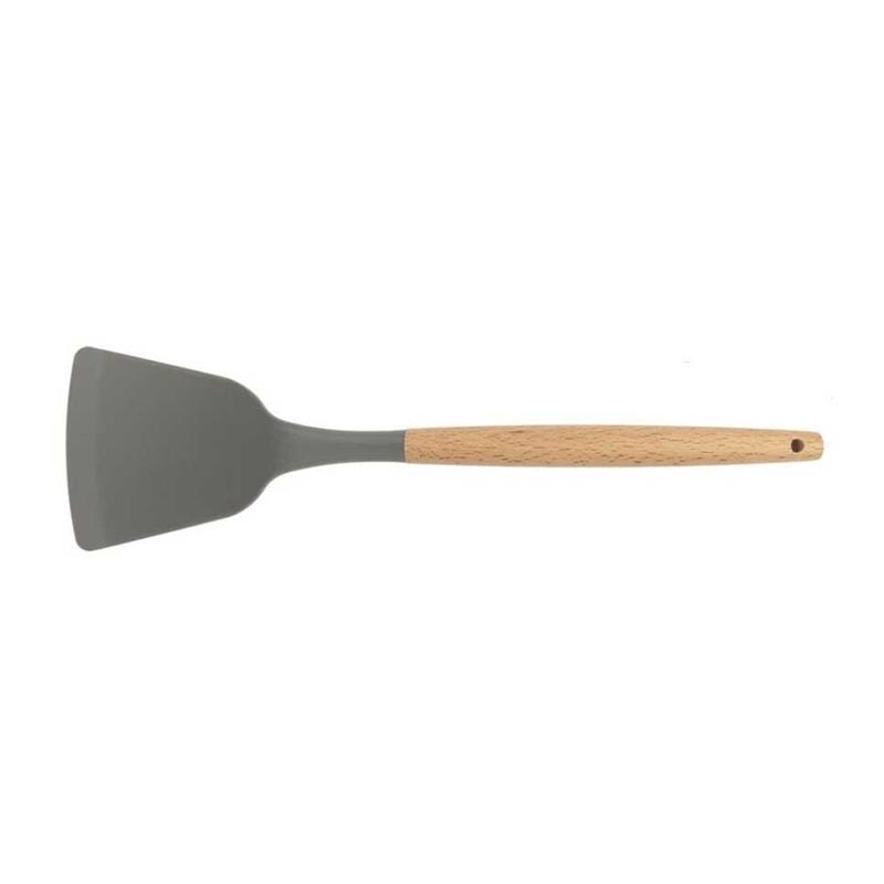 Epinox ASP-12 Ahşap Sap Silikon Servis Spatulası, 31.5 cm
