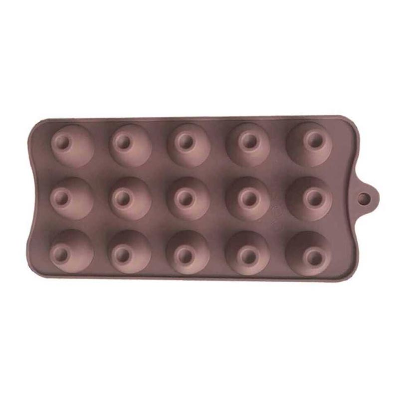 Epinox DLY-18 Yuvarlak Dolgulu Silikon Çikolata Kalıbı