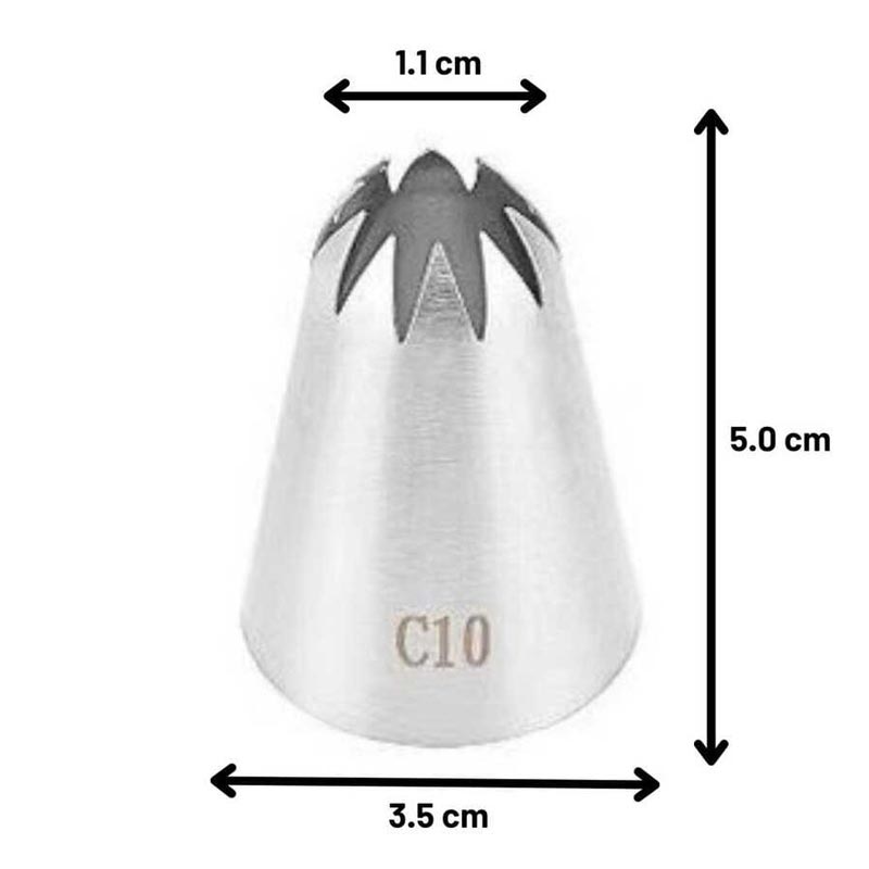 Epinox DY-C10 Kapalı Yıldız 10 Diş Duy, 35x11x50 mm — Epinox — Görsel 2