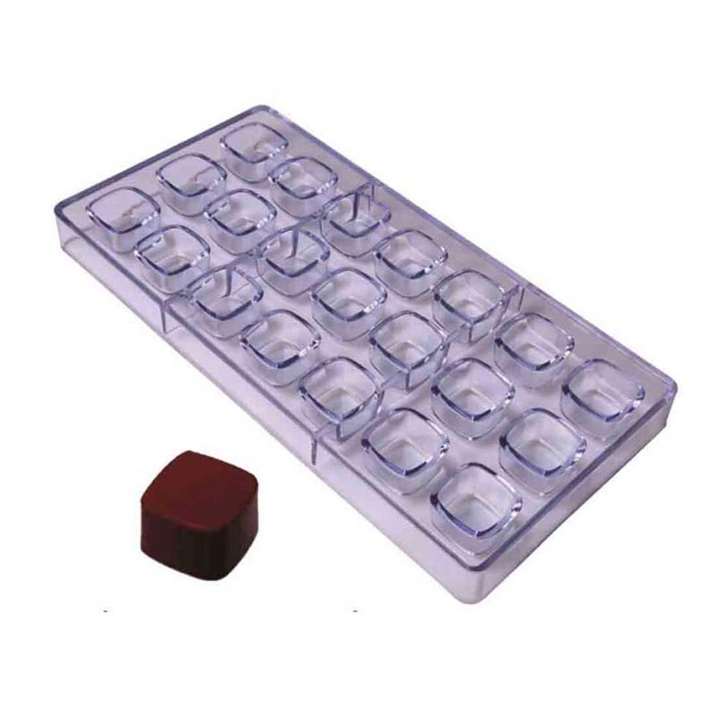 Epinox KRP-14 Kare Polikarbon Çikolata Kalıbı, 27.5x13.5 cm