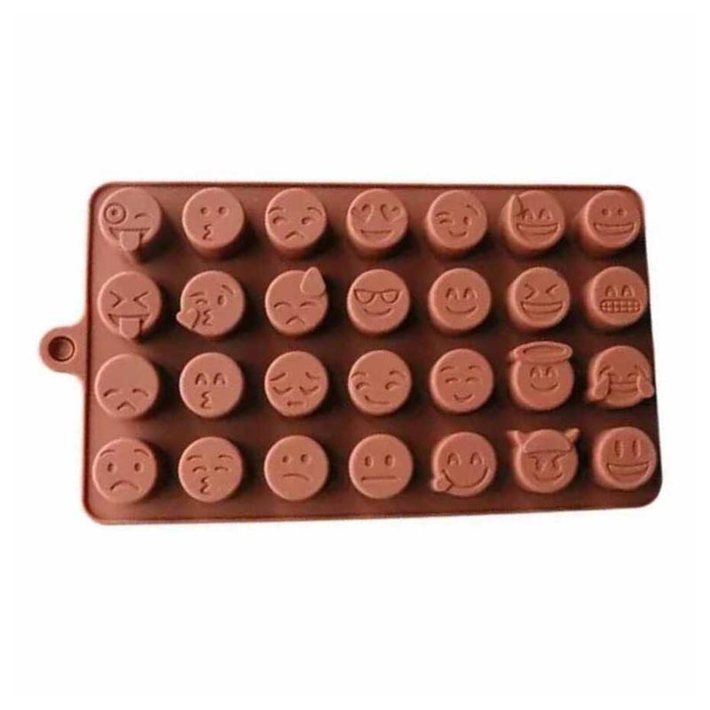Epinox SCK-43 Karışık Emoji Silikon Çikolata Kalıbı