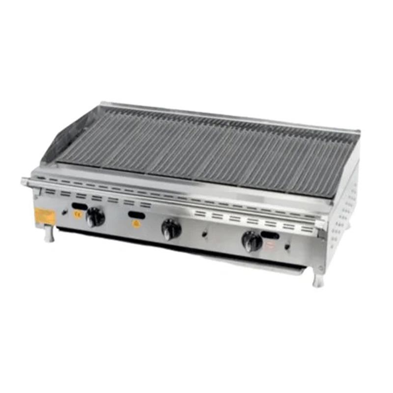 Ersöz 700 Seri Amerikan Model Lavataşlı Izgara, 105x60x30 cm, Doğalgazlı — Ersöz