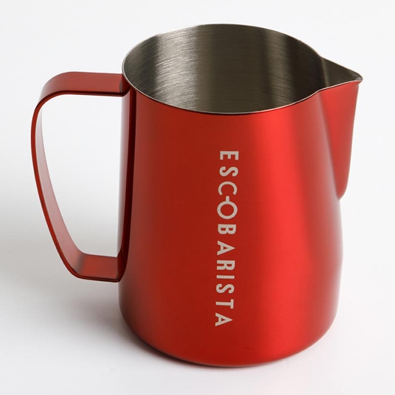 Escobarista Barista Space Latte Pitcher, 600 ml, Ateş Kırmızı