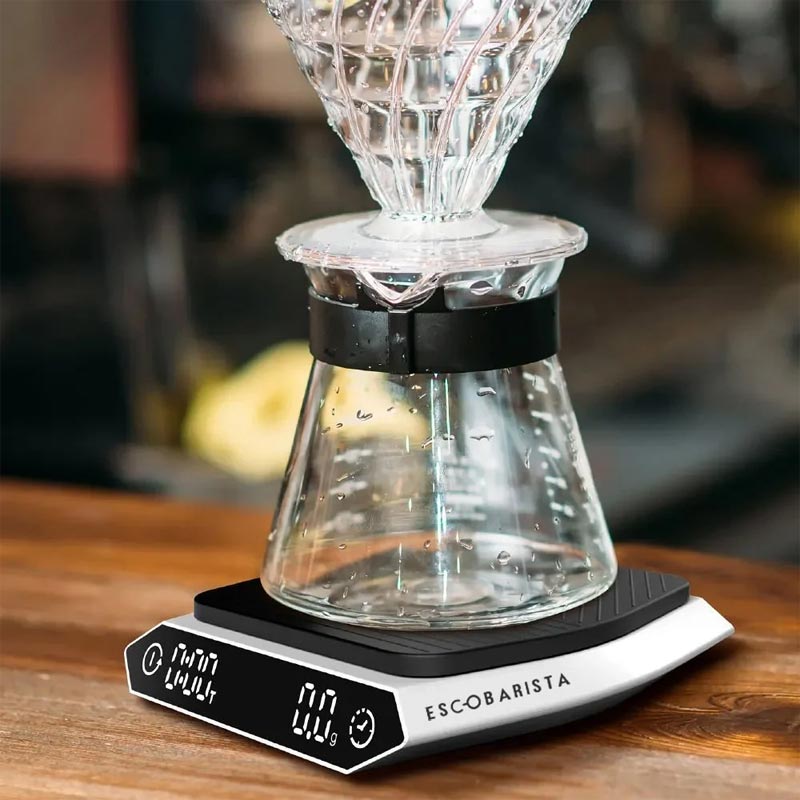 Escobarista Hassas Kahve Tartısı, Beyaz — Escobarista — Görsel 3