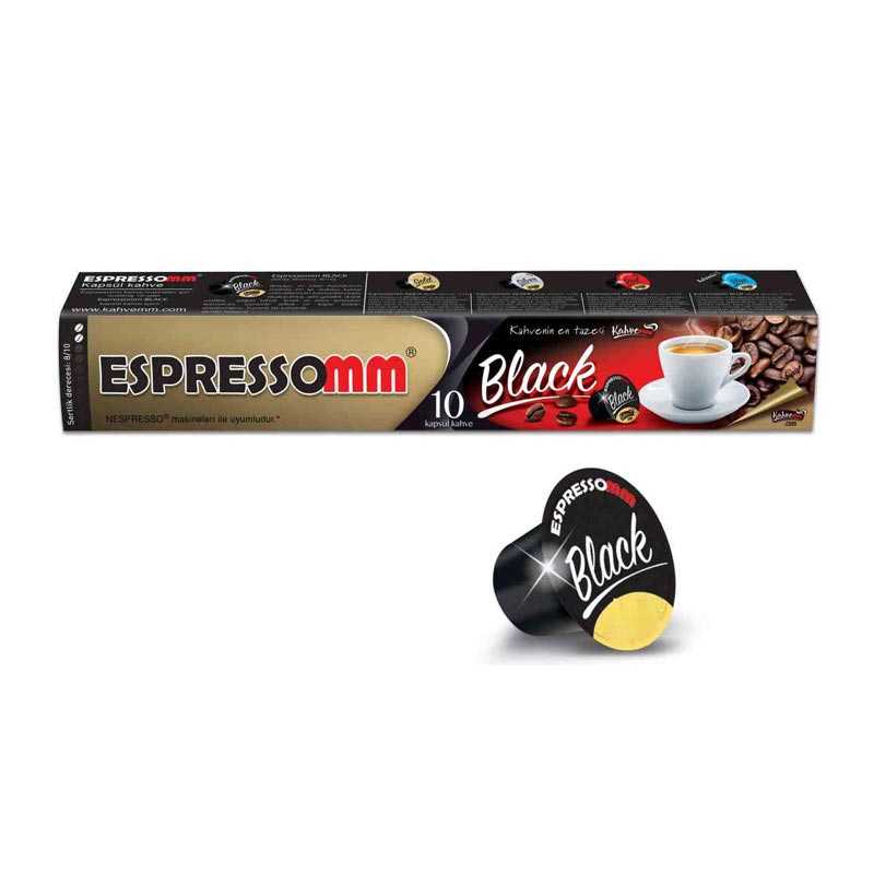 Espressomm Black Kapsül Kahve, Nespresso Uyumlu — Espressomm — Görsel 2