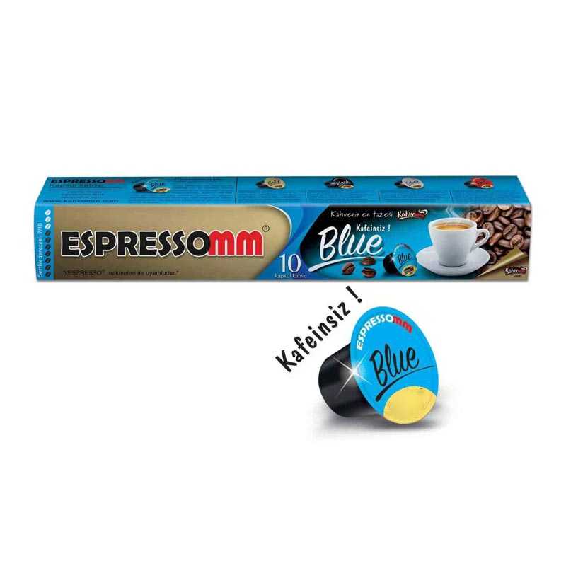 Espressomm Blue Kafeinsiz Kapsül Kahve, Nespresso Uyumlu — Espressomm — Görsel 2
