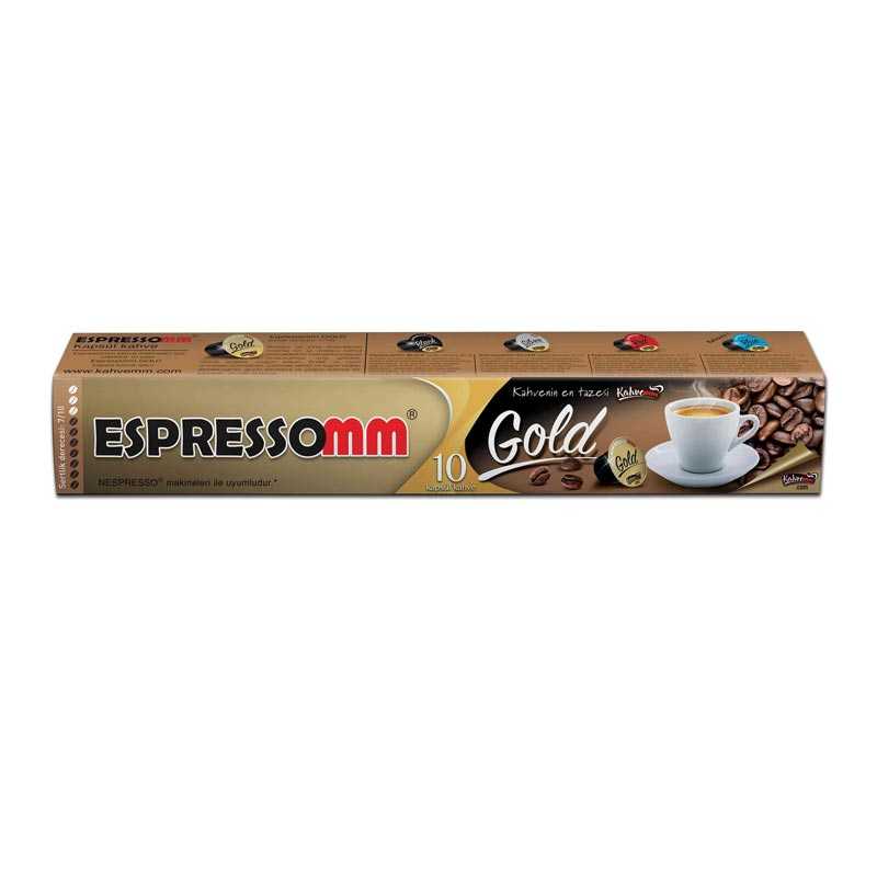 Espressomm Gold Kapsül Kahve, Nespresso Uyumlu — Espressomm