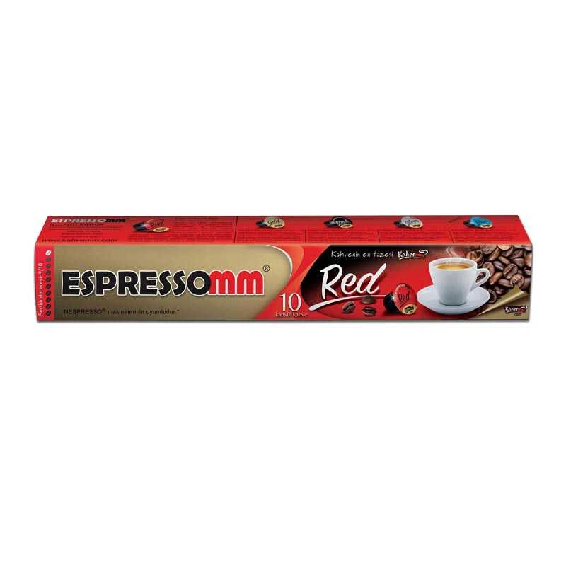 Espressomm Red Kapsül Kahve, Nespresso Uyumlu — Espressomm