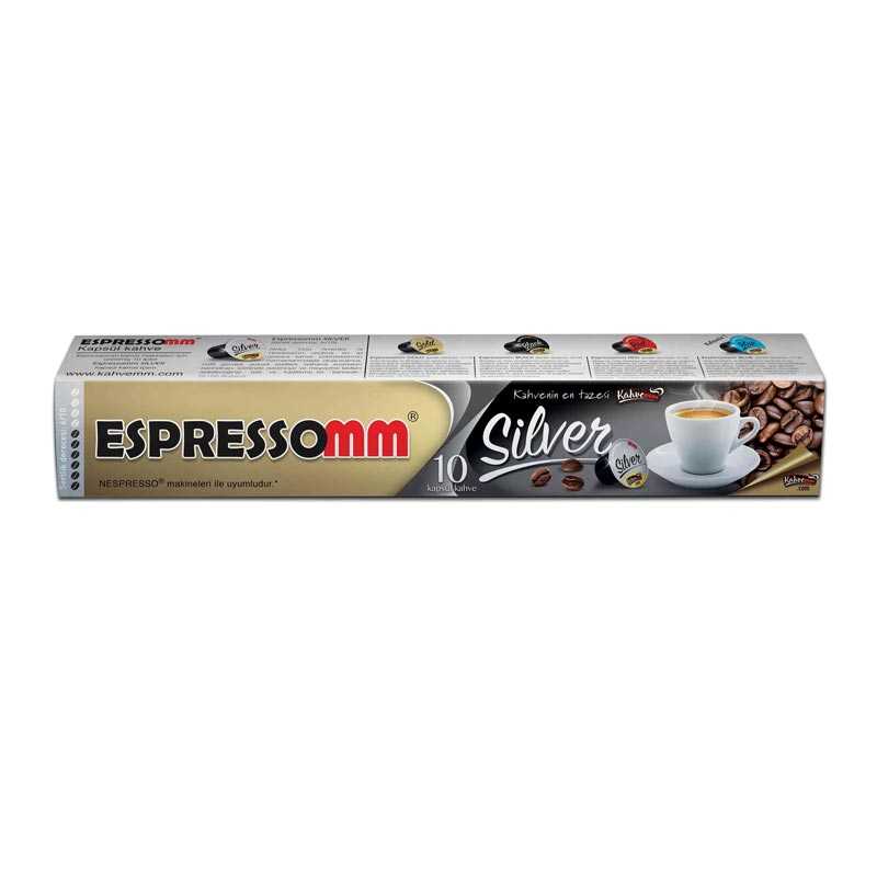 Espressomm Silver Kapsül Kahve, Nespresso Uyumlu — Espressomm