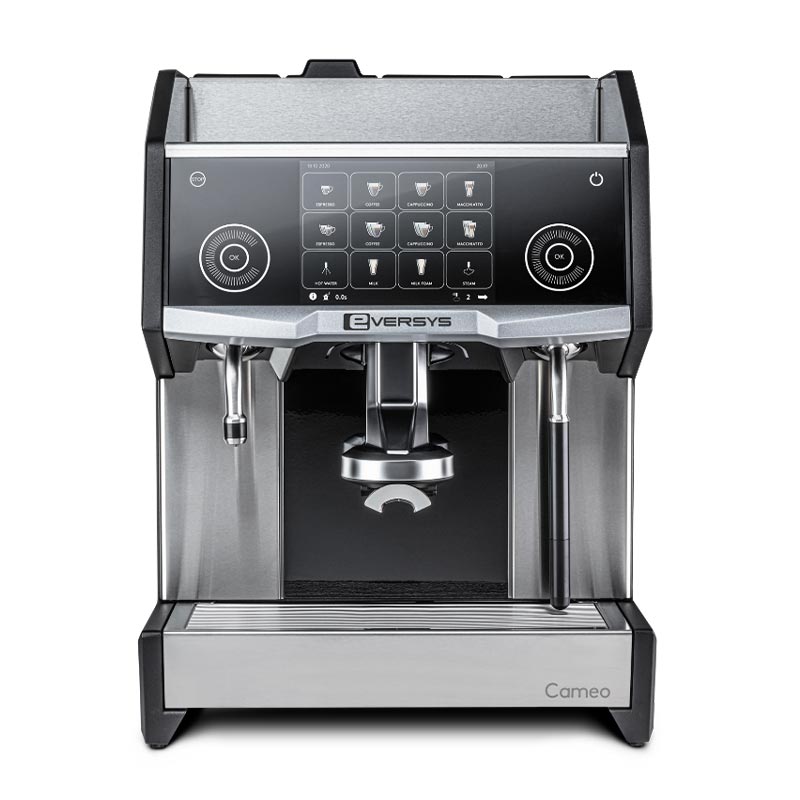 Eversys Cameo Classic C2S Süper Otomatik Espresso Makinesi, Tek Gruplu, Tempest — Eversys