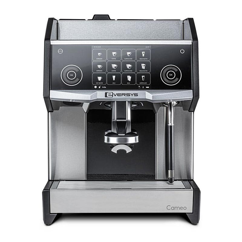 Eversys Cameo Core C2S Süper Otomatik Espresso Makinesi, Tek Gruplu, Tempest — Eversys