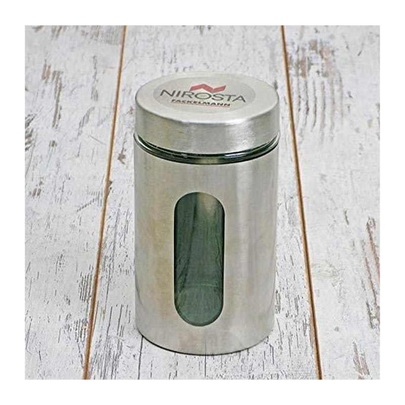 Fackelmann Metal Kavanoz, 10x18 cm — Fackelmann