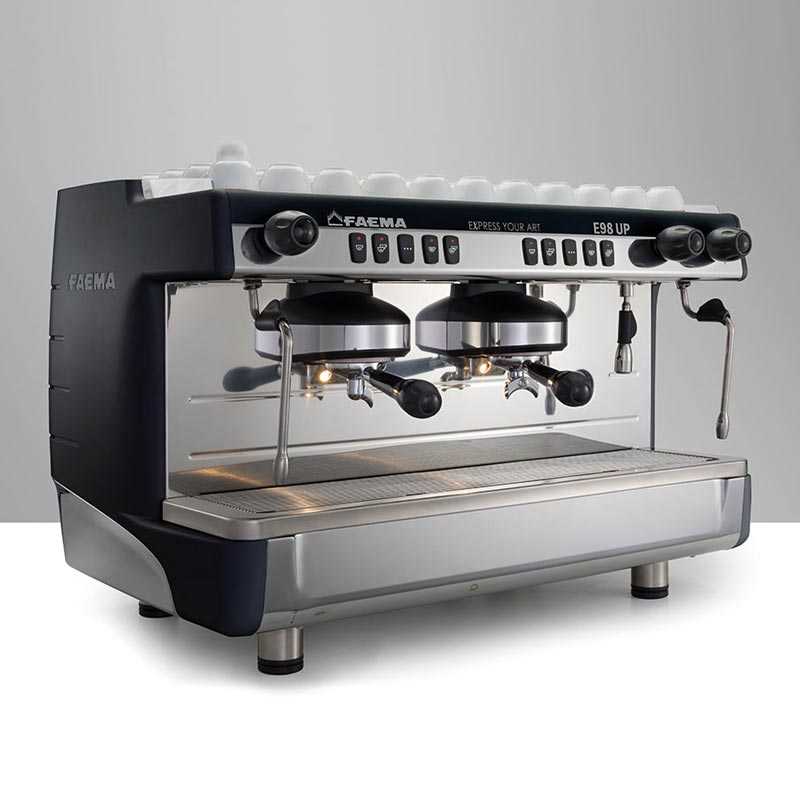 Faema E98 Up Tall Cup Full Otomatik Espresso Kahve Makinesi, 2 Gruplu, Siyah — Faema — Görsel 2