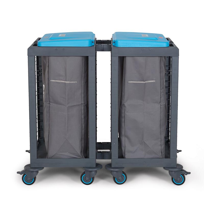 Fantom Procart 120SP Atık Toplama Arabası, 2 Bölmeli, 225 kg Kapasiteli — Fantom