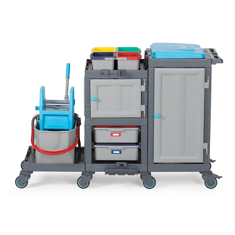 Fantom Procart 1364 Pres Kovalı Hastane Temizlik Arabası, 2 Çöp Bölmeli — Fantom