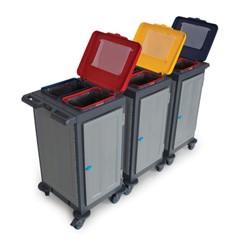 Fantom Procart 182SP Atık Toplama Arabası, 6 Bölmeli, 225 kg Kapasiteli — Fantom — Görsel 2