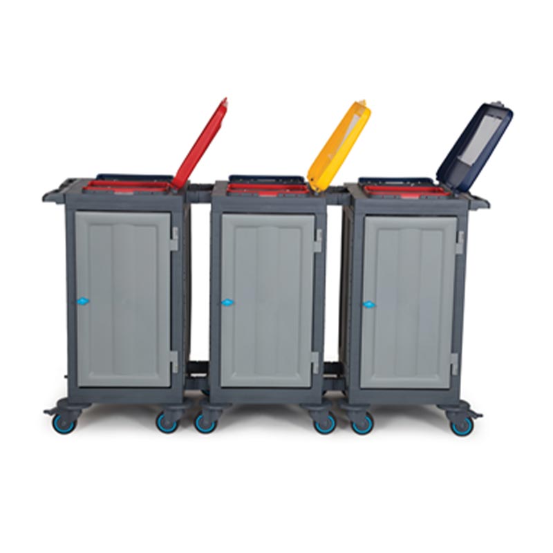 Fantom Procart 182SP Atık Toplama Arabası, 6 Bölmeli, 225 kg Kapasiteli — Fantom — Görsel 3