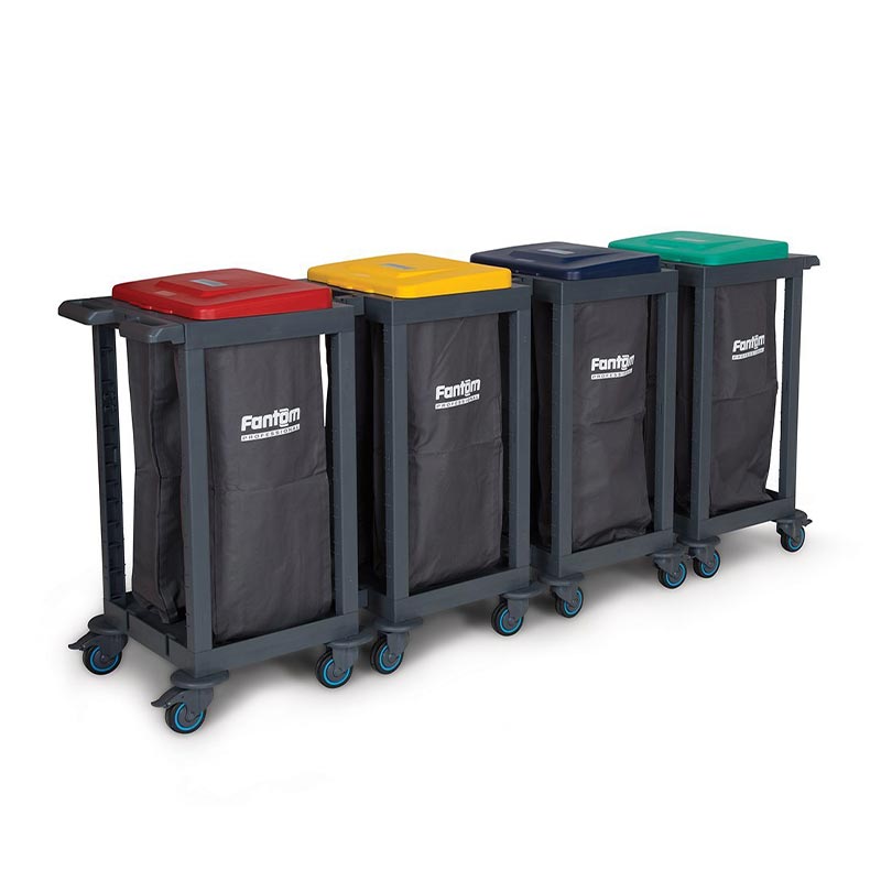 Fantom Procart 185SP Atık Toplama Arabası, 8 Bölmeli, 225 kg Kapasiteli — Fantom — Görsel 2