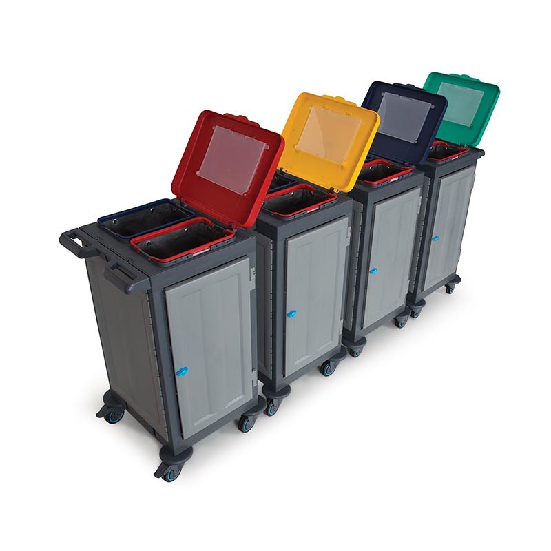 Fantom Procart 186SP Atık Toplama Arabası, 8 Bölmeli, 225 kg Kapasiteli — Fantom — Görsel 3
