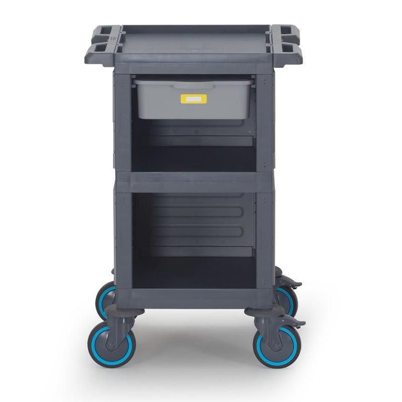 Fantom Procart 206 3 Katlı Kapalı Servis Arabası, 1 Çekmeceli, 200 kg Kapasiteli — Fantom