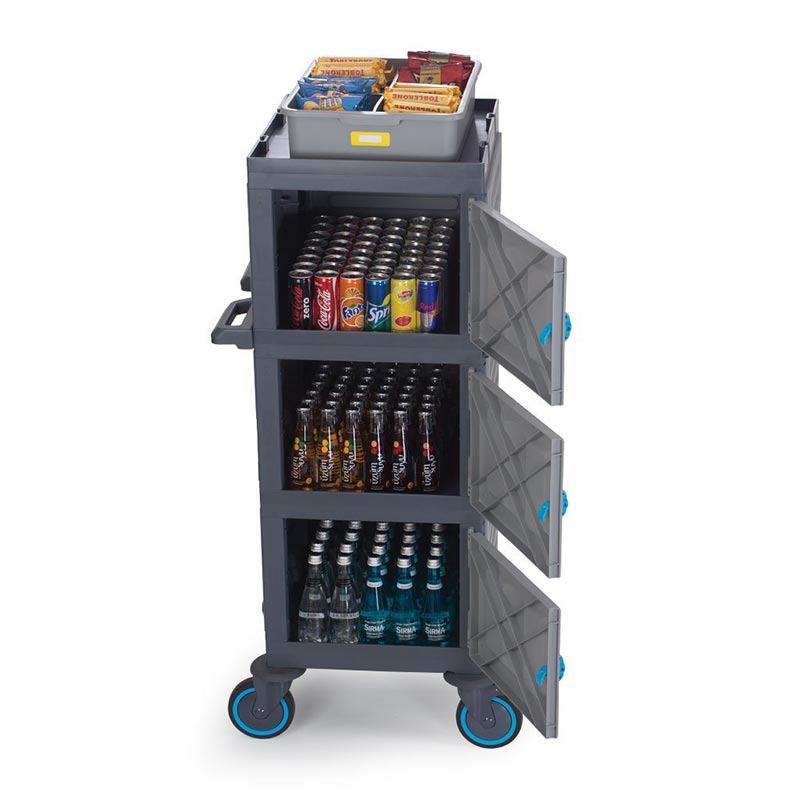 Fantom Procart 209 3 Katlı Kapalı Servis Arabası, 3 Kapaklı, 200 kg Kapasiteli — Fantom — Görsel 3