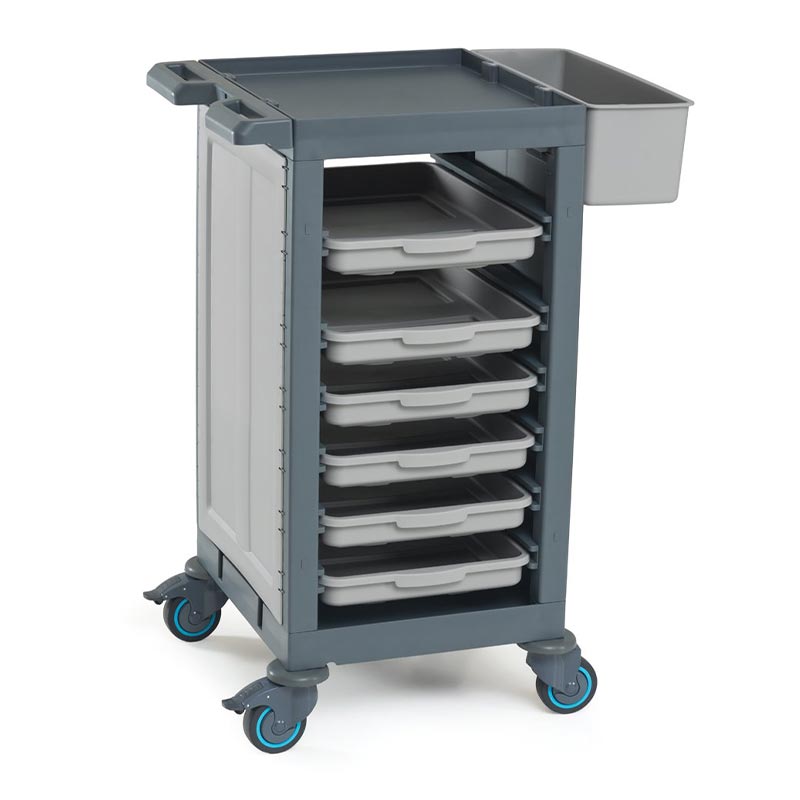 Fantom Procart 210 Kapalı Servis Arabası, 8 Raflı, 150 kg Kapasiteli — Fantom — Görsel 2