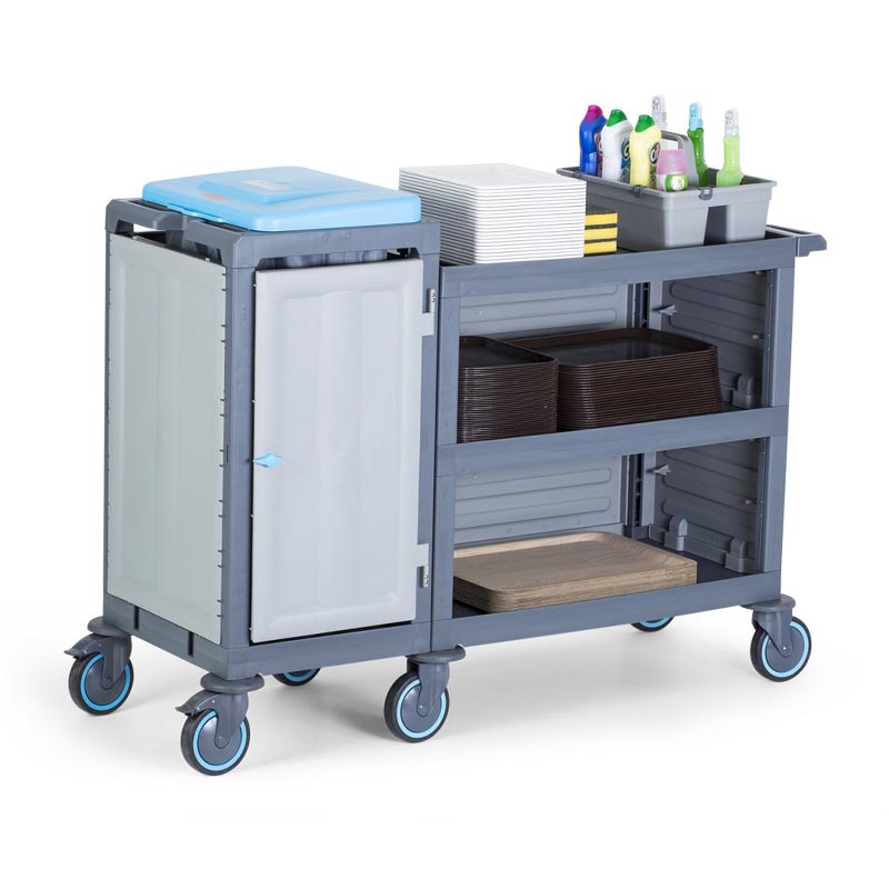 Fantom Procart 223 3 Katlı Servis Arabası, Çöp Bölmeli — Fantom — Görsel 2