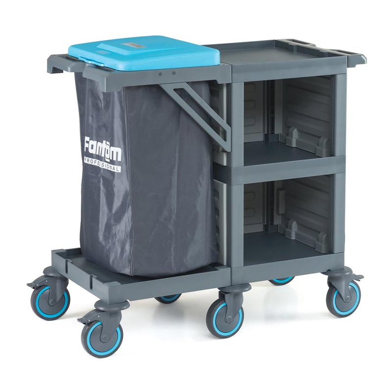 Fantom Procart 250 3 Katlı Servis Arabası, Brandalı Çöp Kovası — Fantom — Görsel 3