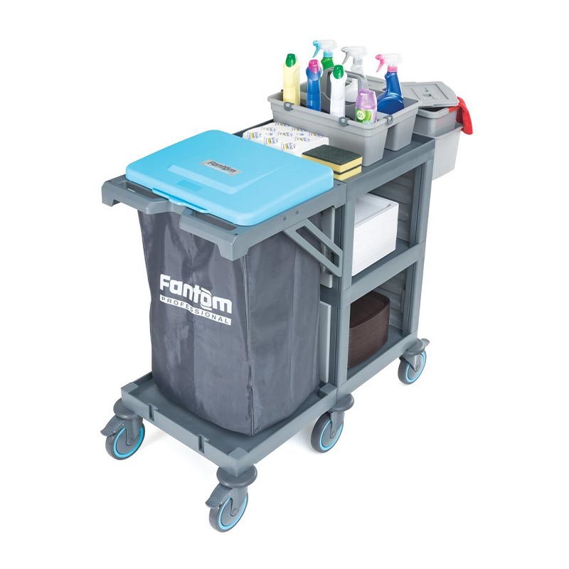 Fantom Procart 250 3 Katlı Servis Arabası, Brandalı Çöp Kovası — Fantom — Görsel 4