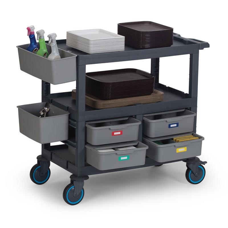 Fantom Procart 272 3 Katlı Servis Arabası, 4 Çekmeceli — Fantom — Görsel 3