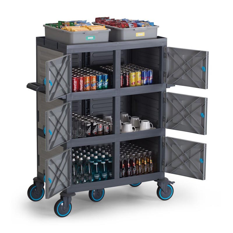 Fantom Procart 277 4 Katlı Kapalı Servis Arabası, 6 Kapaklı — Fantom — Görsel 2