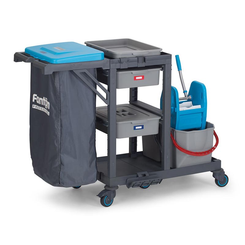 Fantom Procart 315 Aksesuar Takımlı Pres Kovalı Temizlik Arabası — Fantom — Görsel 2