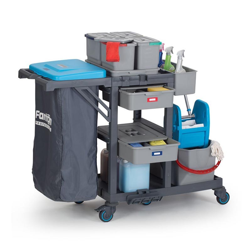 Fantom Procart 315 Aksesuar Takımlı Pres Kovalı Temizlik Arabası — Fantom — Görsel 4